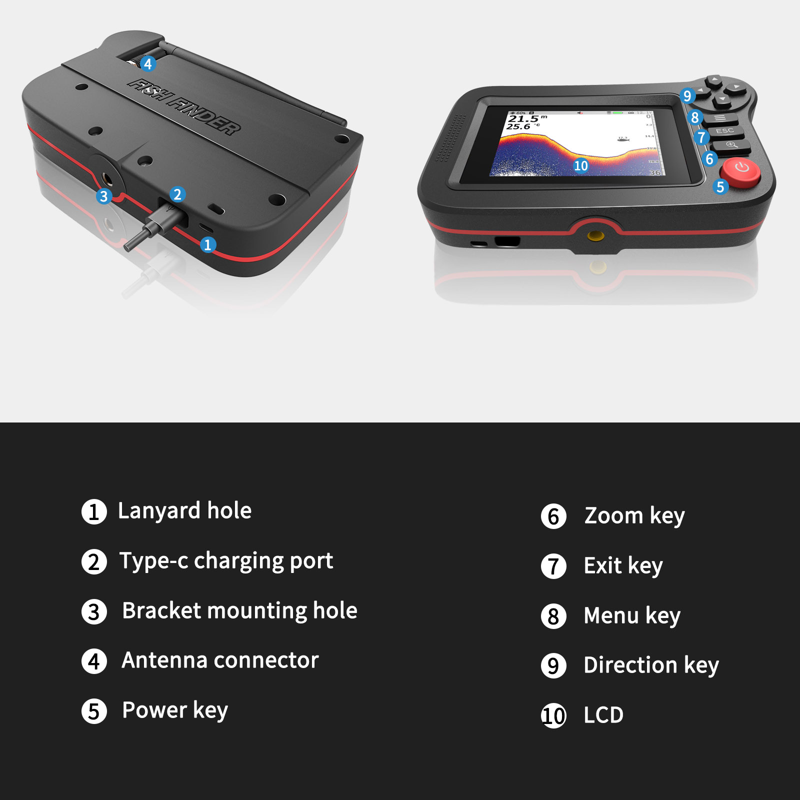Smart Fish Finder - Portable F - Fishing Depth Finder incelemesi ve fiyatı