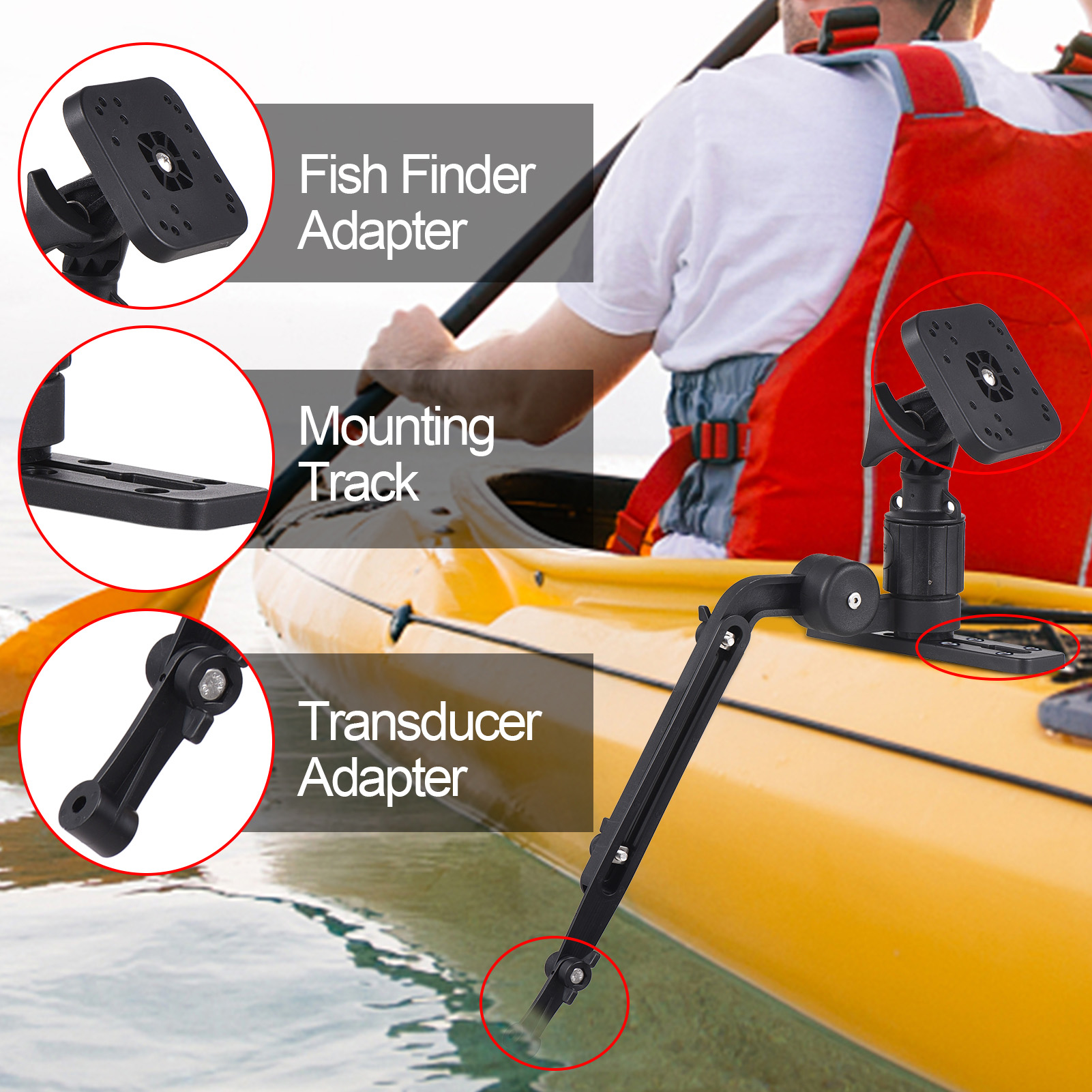 Kayak Fish Finder Mounting Pla - Fish Finder Transducer incelemesi ve fiyatı