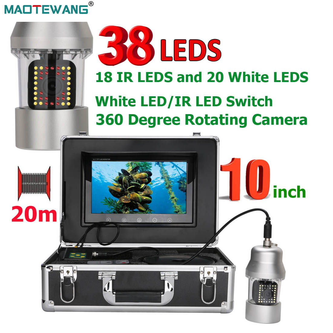 MAOTEWANG Underwater Fishing V - Fish Finder Cable incelemesi ve fiyatı
