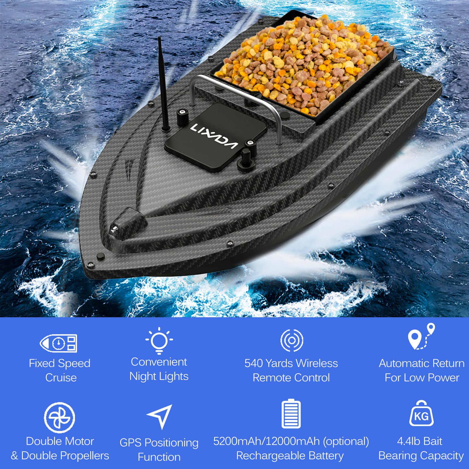 Fishing Bait Boat GPS Fishing  - Fishing Gps incelemesi ve fiyatı