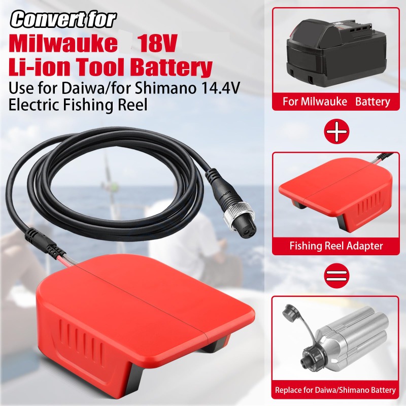 Portable Fishing Reel Adapter  - Fish Finder Battery incelemesi ve fiyatı