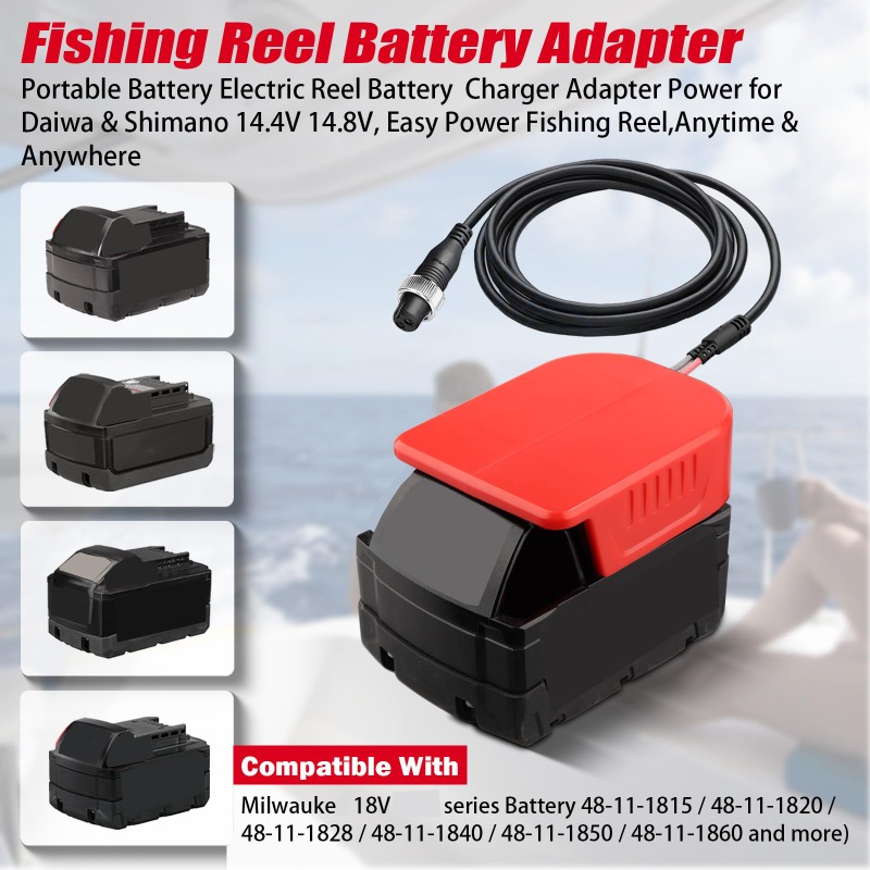 Portable Fishing Reel Adapter  - Fish Finder Battery incelemesi ve fiyatı