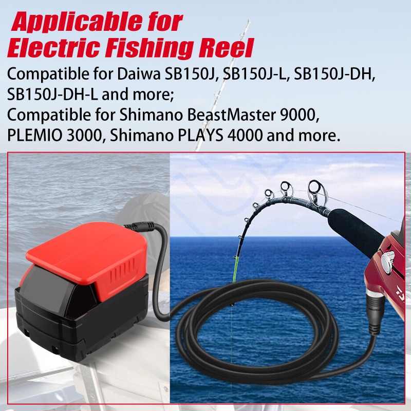 Portable Fishing Reel Adapter  - Fish Finder Battery incelemesi ve fiyatı