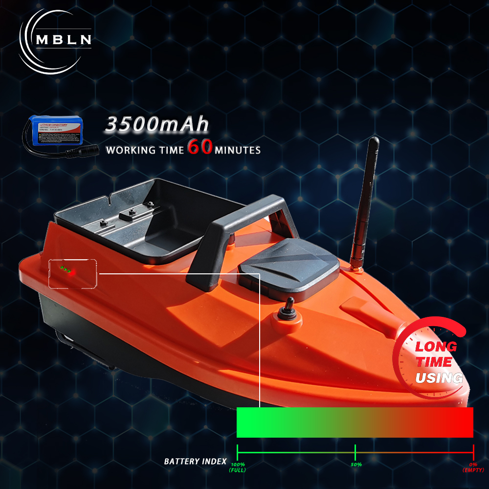 MBLN Mini GPS Bait Boat – 24 W - Fishing Gps incelemesi ve fiyatı