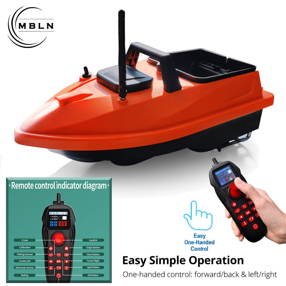 MBLN Mini GPS Bait Boat – 24 W - Fishing Gps incelemesi ve fiyatı