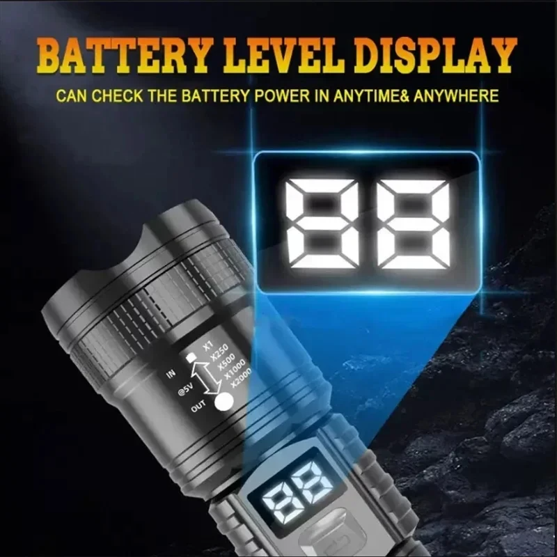 Rechargeable LED Flashlight 10 - Fishing Light incelemesi ve fiyatı
