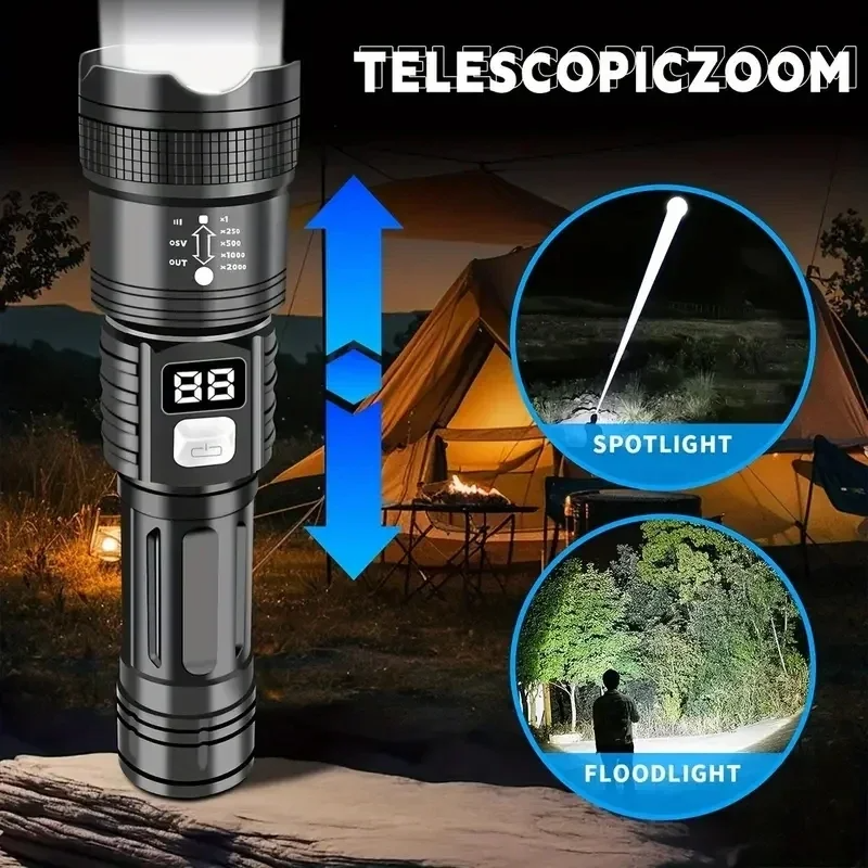 Rechargeable LED Flashlight 10 - Fishing Light incelemesi ve fiyatı