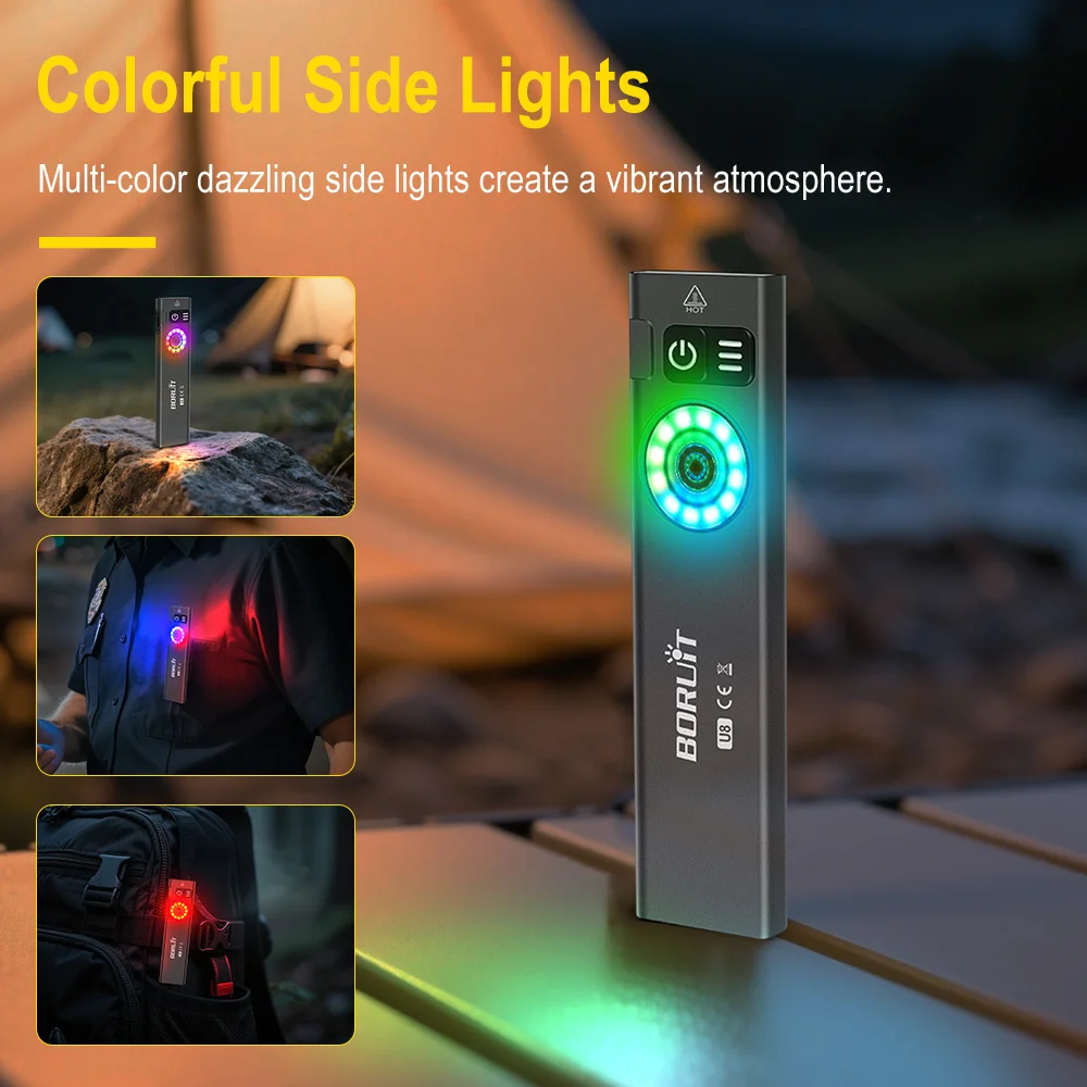 BORUiT U8 650LM EDC LED Flashl - Fishing Light incelemesi ve fiyatı