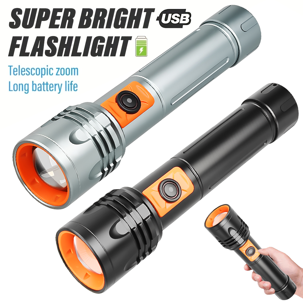 High Power LED Flashlight USB  - Fishing Light incelemesi ve fiyatı