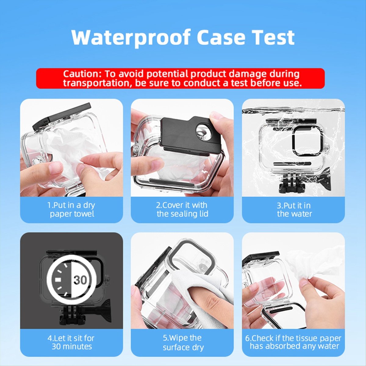 M05K 60M Waterproof Case for G - Underwater Camera incelemesi ve fiyatı