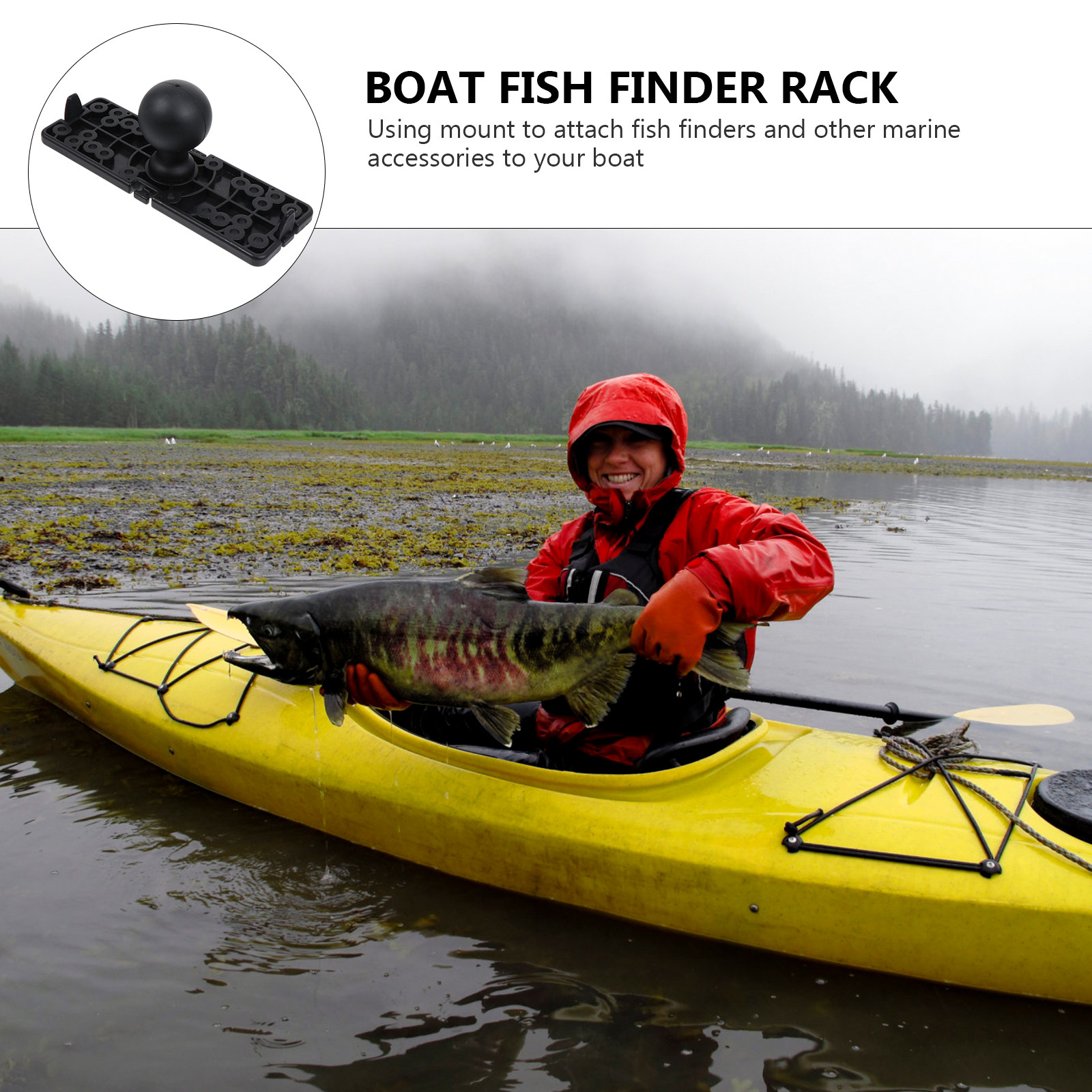 1Pcs Nylon Silicone Fish Finde - Fish Finder Mount incelemesi ve fiyatı