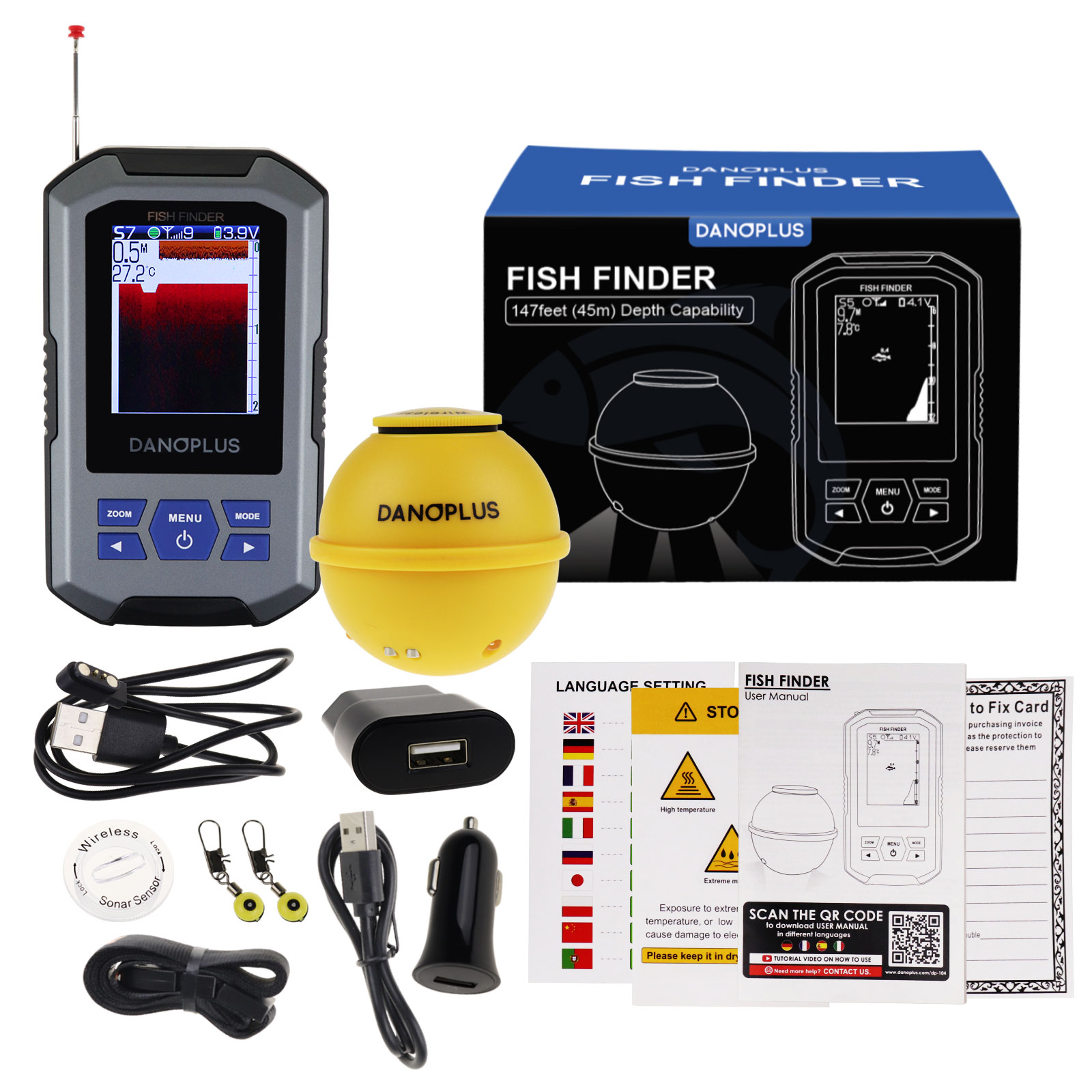 Fish Finder Wireless Sonar Sen - Fish Finder incelemesi ve fiyatı