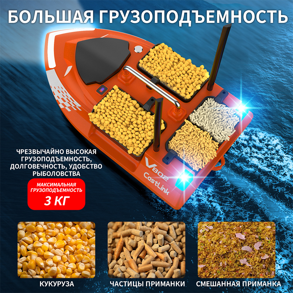 Dual Antenna RC Bait Boat 4 Ba - Fish Finder Cable incelemesi ve fiyatı