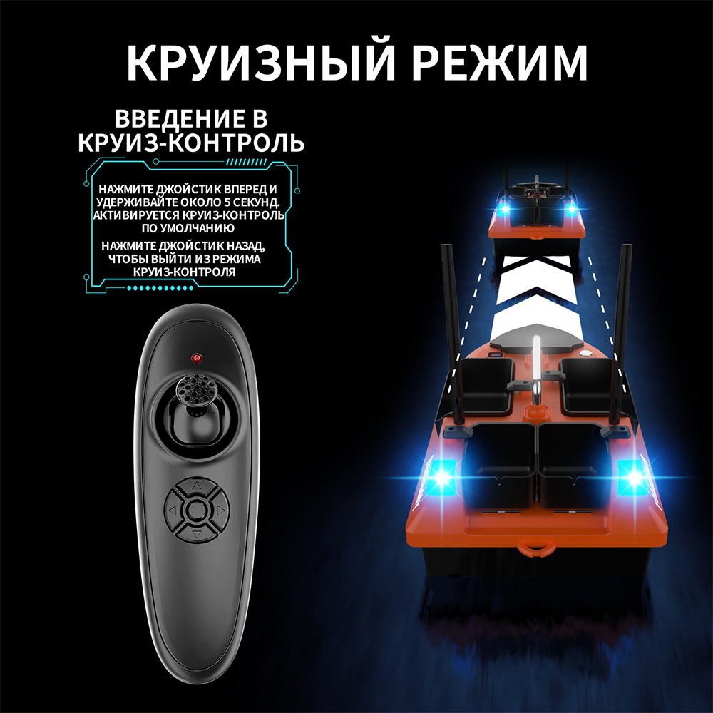 Dual Antenna RC Bait Boat 4 Ba - Fish Finder Cable incelemesi ve fiyatı