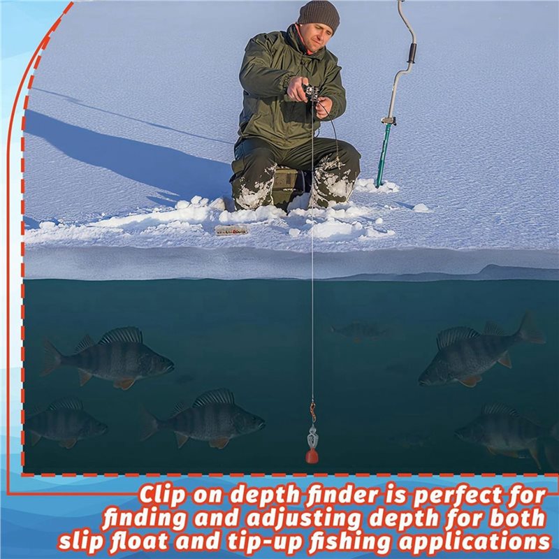 Clip-On Water Deep Gauge Instr - Fishing Depth Finder incelemesi ve fiyatı