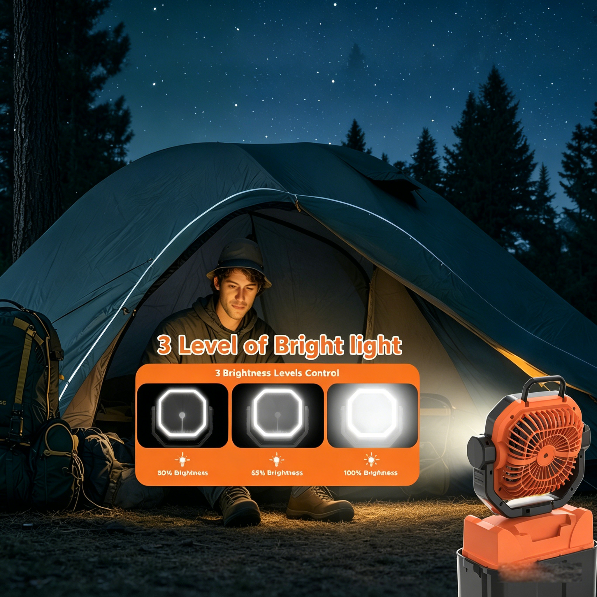 30000mAh Spray Camping Fan wit - Fish Finder Battery incelemesi ve fiyatı