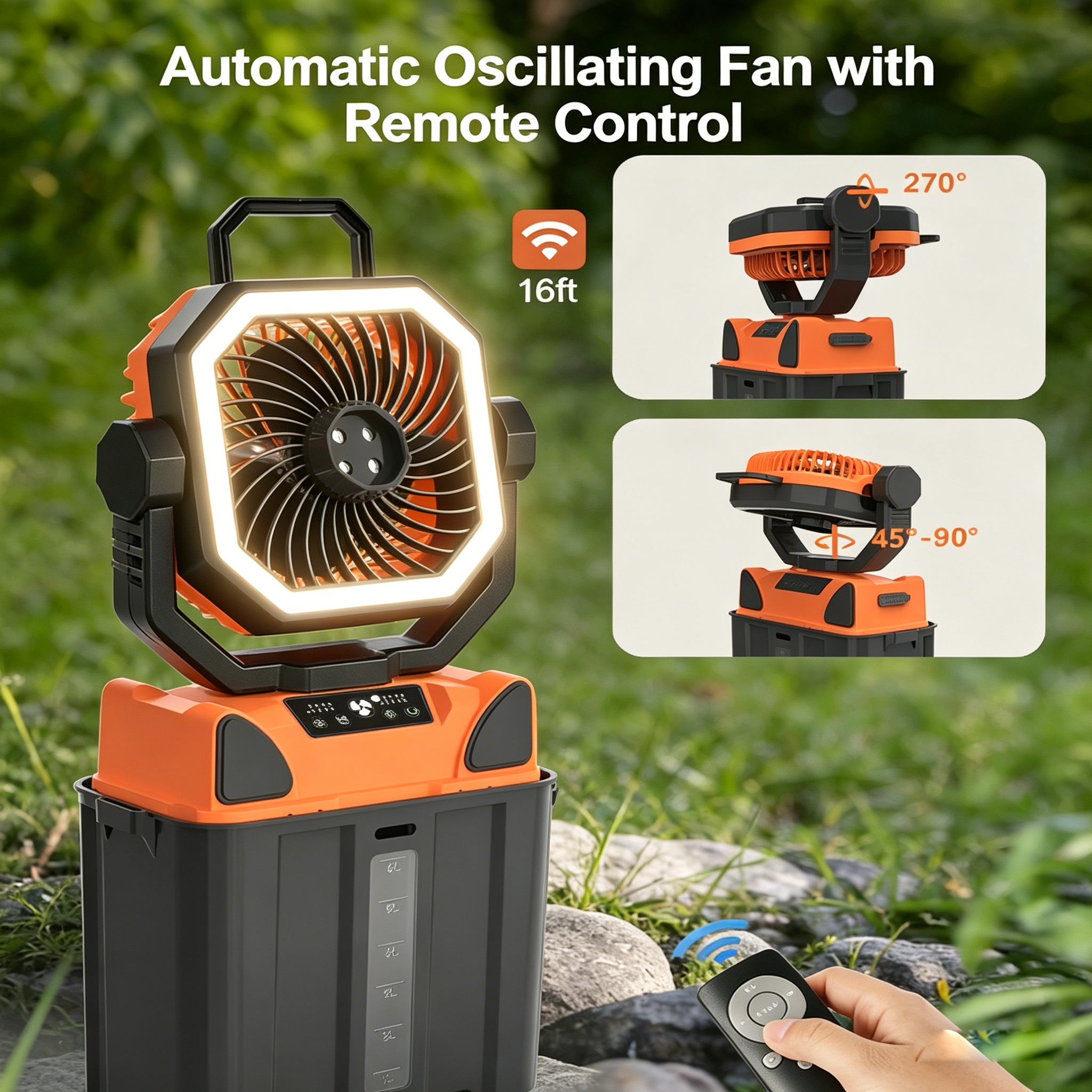 30000mAh Spray Camping Fan wit - Fish Finder Battery incelemesi ve fiyatı