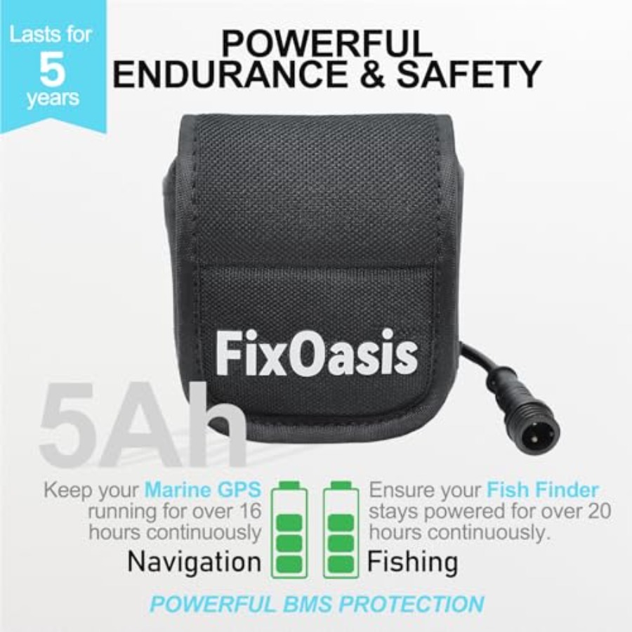 12V Lithium-Ion Fish Finder Ba - Fish Finder Charger incelemesi ve fiyatı