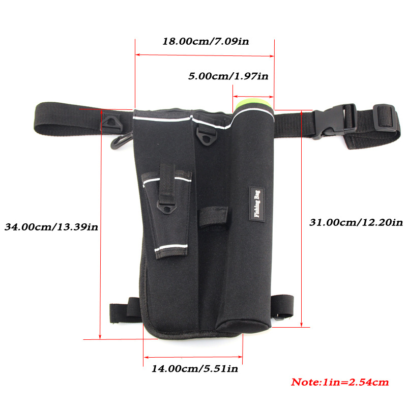 1PC Fishing Leg Bag Oxford clo - Fish Finder Case incelemesi ve fiyatı