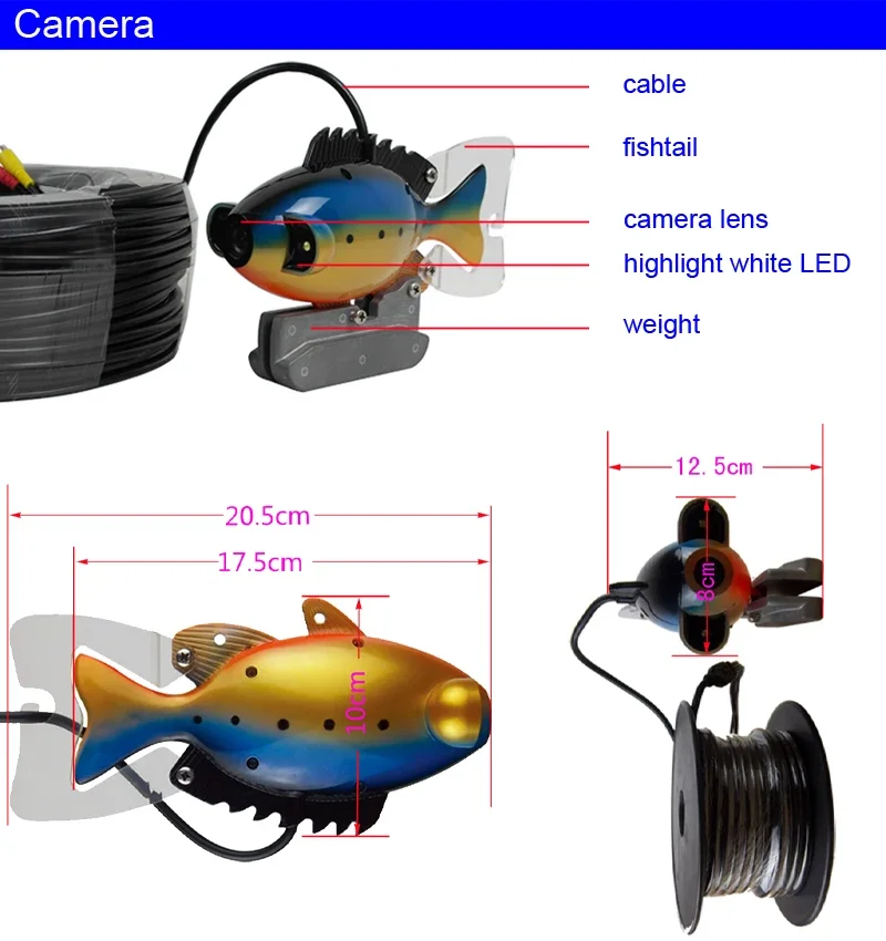 SY801 Full Waterproof Underwat - Fish Finder Case incelemesi ve fiyatı