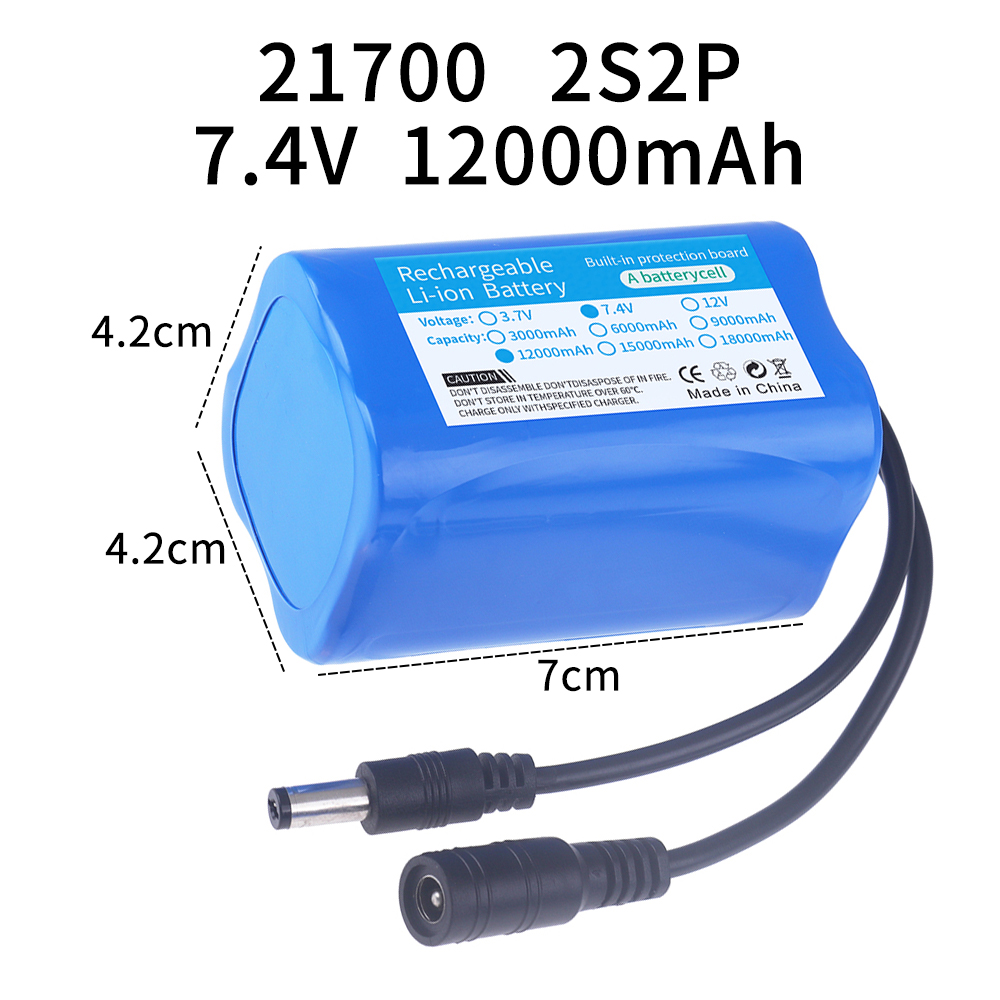 7.4V battery 3000mah/6000mah/9 - Fish Finder Charger incelemesi ve fiyatı