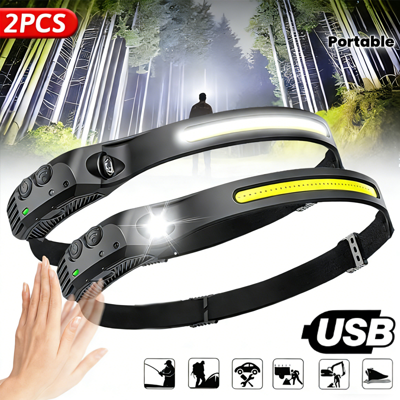 LED Sensor Headlamp Built-in B - Fish Finder Battery incelemesi ve fiyatı