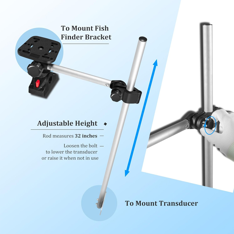 360° Rotation ,Marine Fish Fin - Fish Finder Transducer incelemesi ve fiyatı