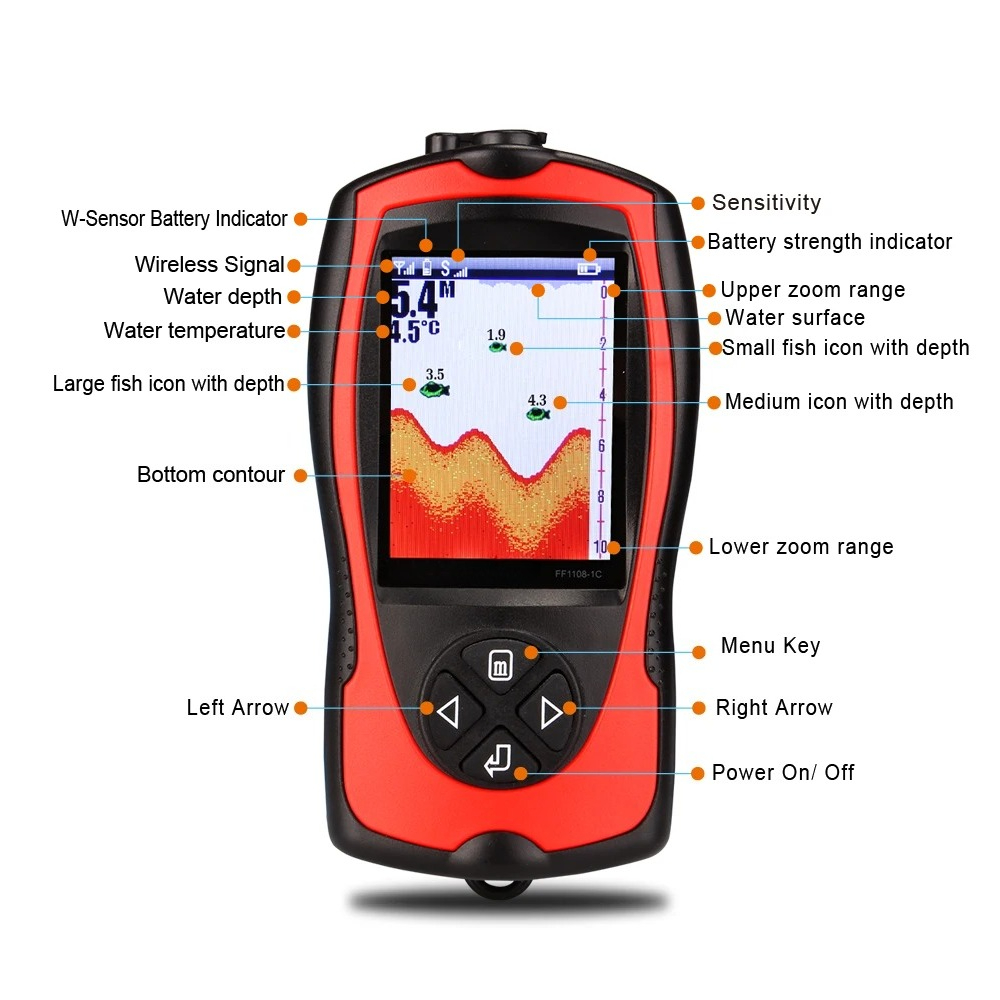 Wired fish finder high definit - Fish Finder incelemesi ve fiyatı