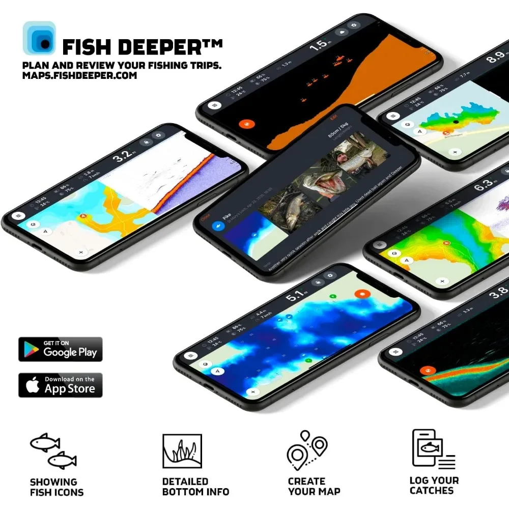 A  Chirp 2 Sonar Fish Finder - - Fishing Depth Finder incelemesi ve fiyatı