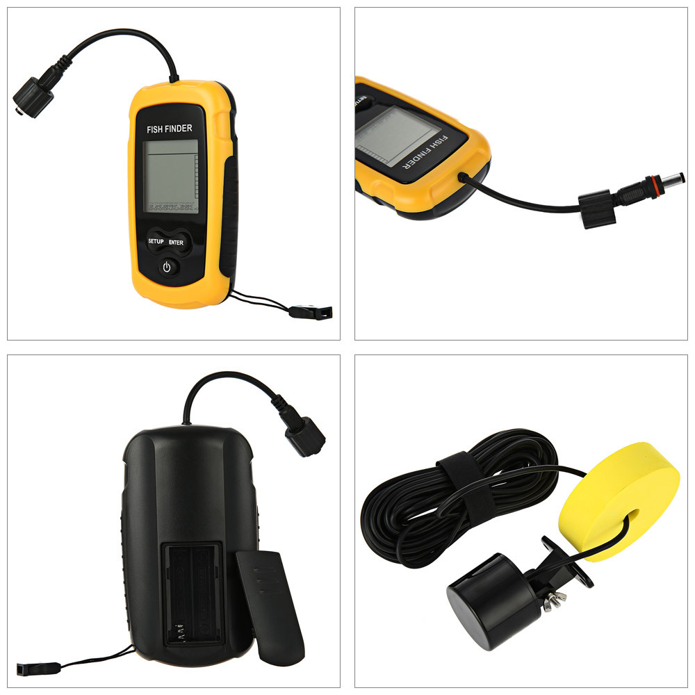 Alarm 100M Portable Sonar Fish - Fish Finder Transducer incelemesi ve fiyatı