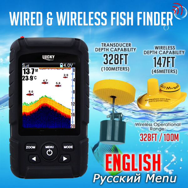 FF718LiC 2-in-1 LUCKY Fishfind - Fish Finder Cable incelemesi ve fiyatı