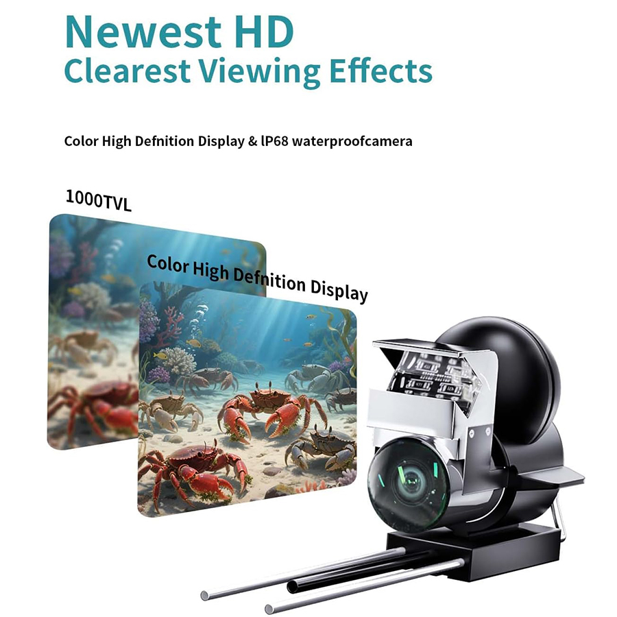 FOURQ Handheld 1080P 4.3'' LCD - Fishing Depth Finder incelemesi ve fiyatı