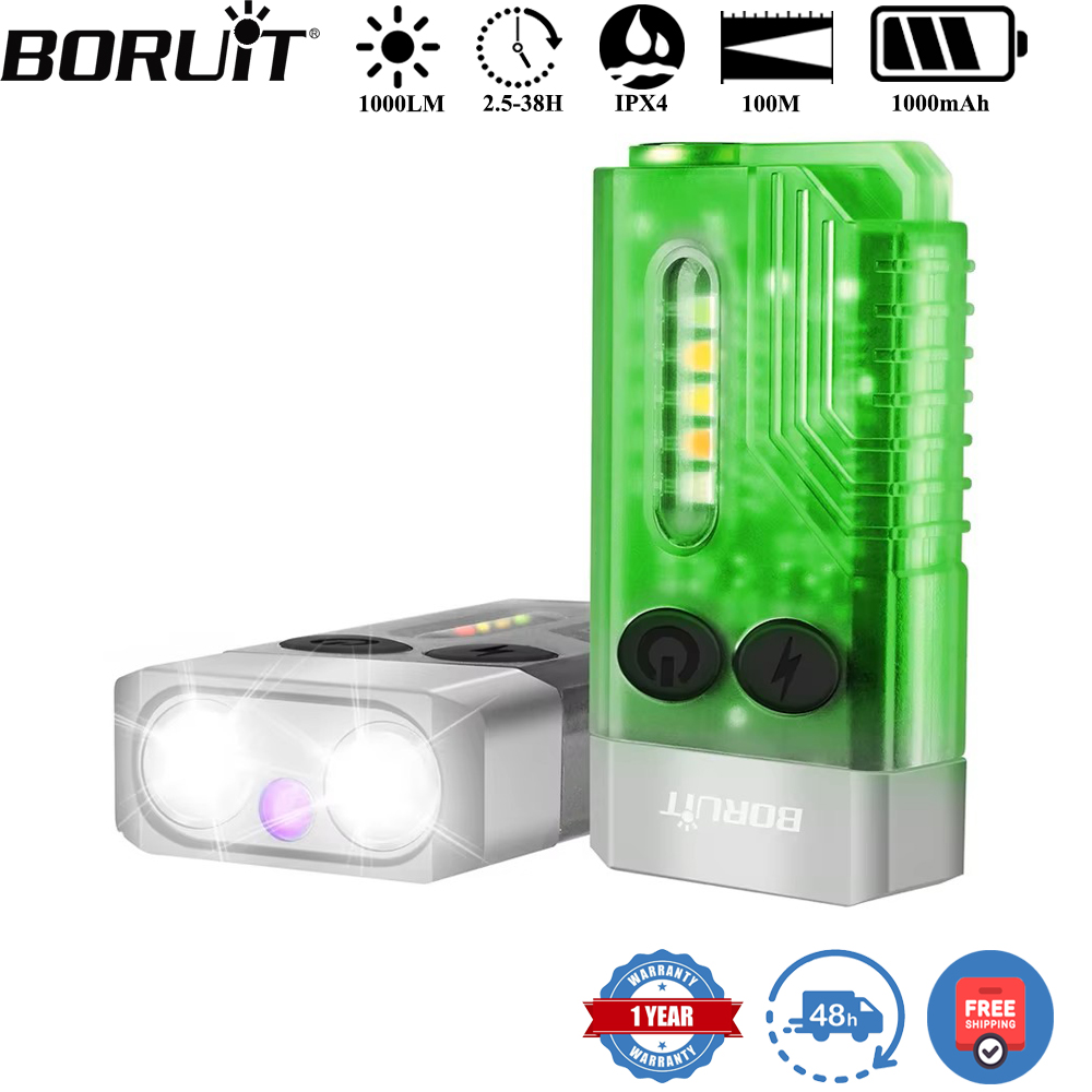 BORUiT V10 Keychain UV LED EDC - Fishing Light incelemesi ve fiyatı