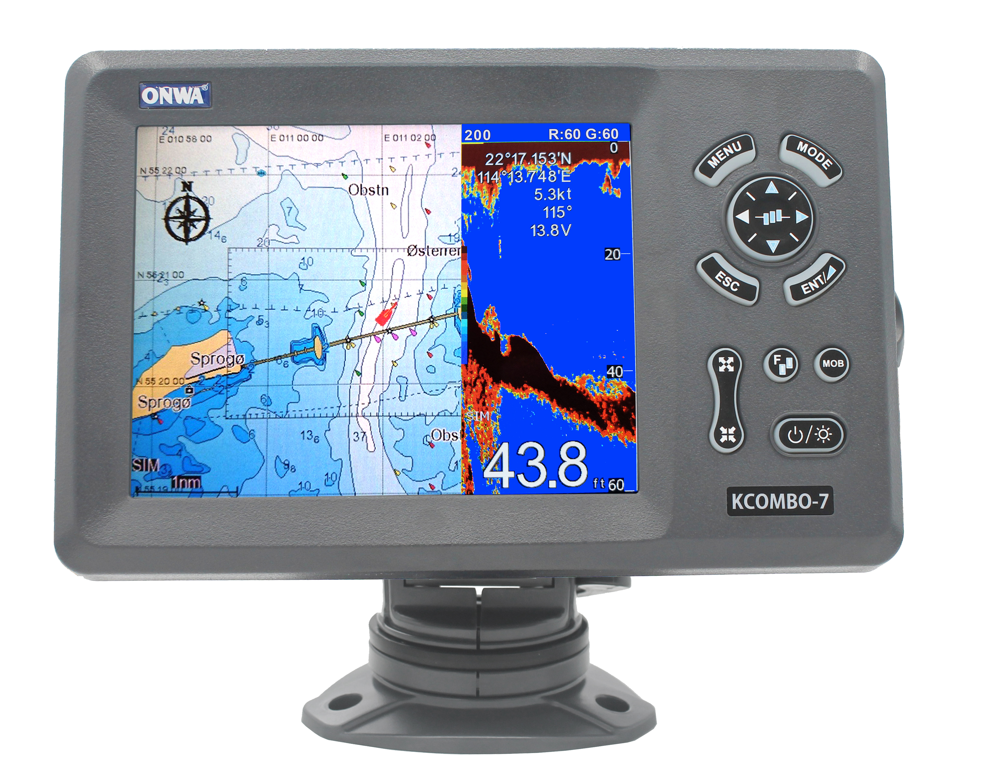 ONWA KCombo-7 7inch Marine GPS - Fish Finder Gps incelemesi ve fiyatı
