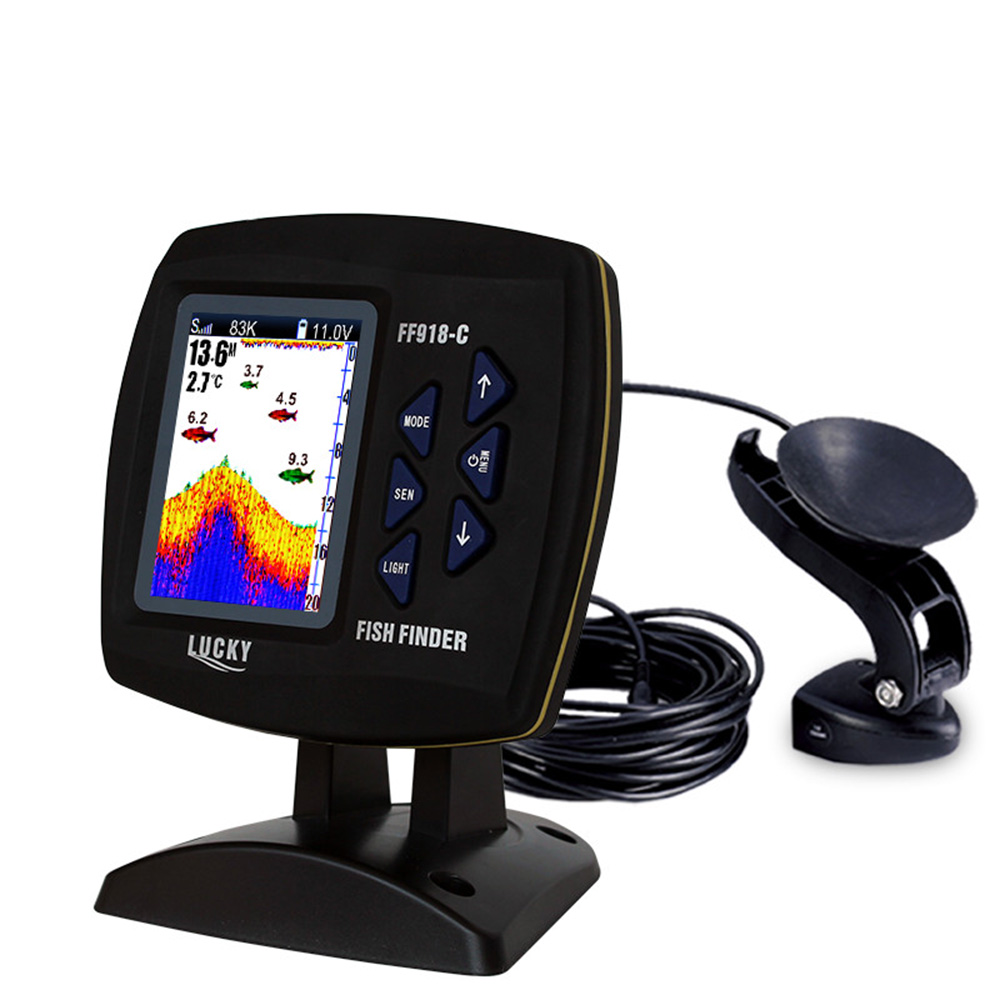 FF918-C100DS Color Screen Wire - Fishing Depth Finder incelemesi ve fiyatı