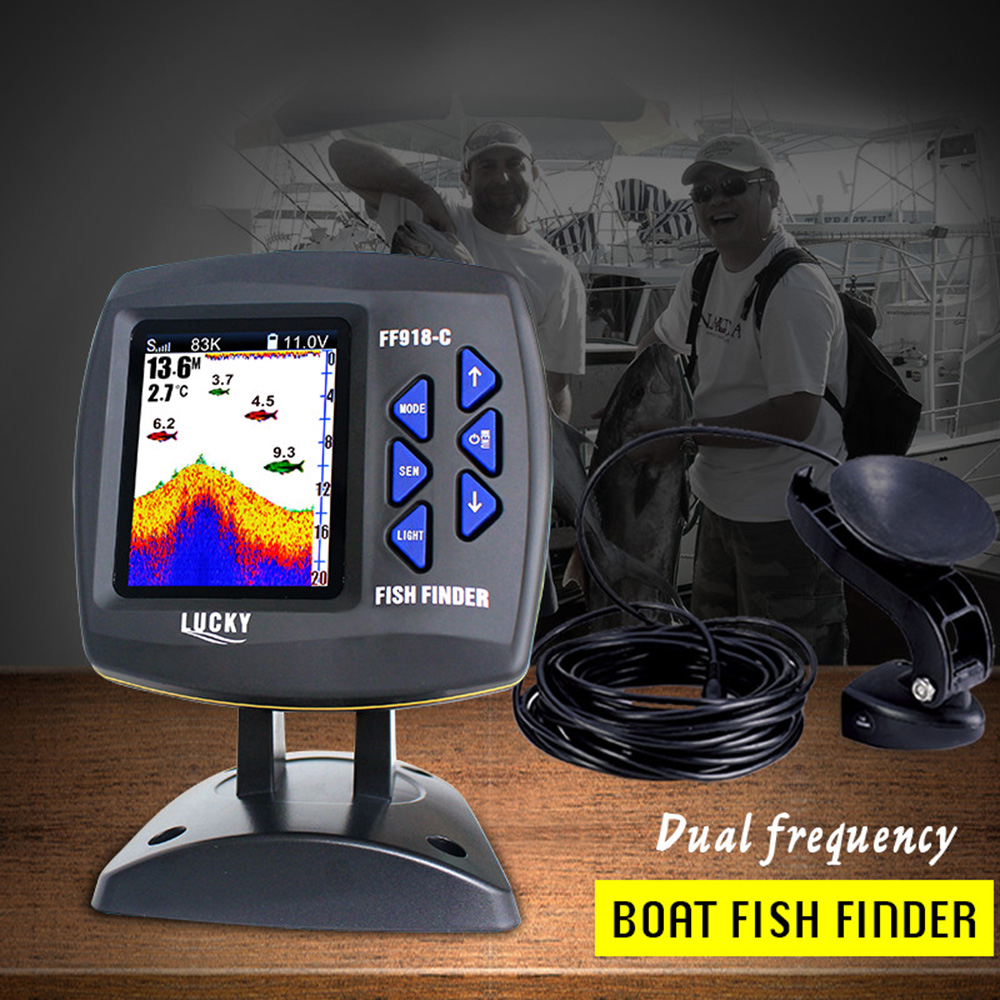 FF918-C100DS Color Screen Wire - Fishing Depth Finder incelemesi ve fiyatı