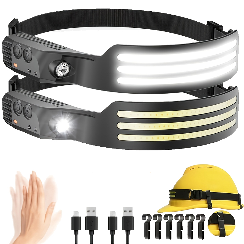LED Sensor Headlamp USB Rechar - Fish Finder Battery incelemesi ve fiyatı