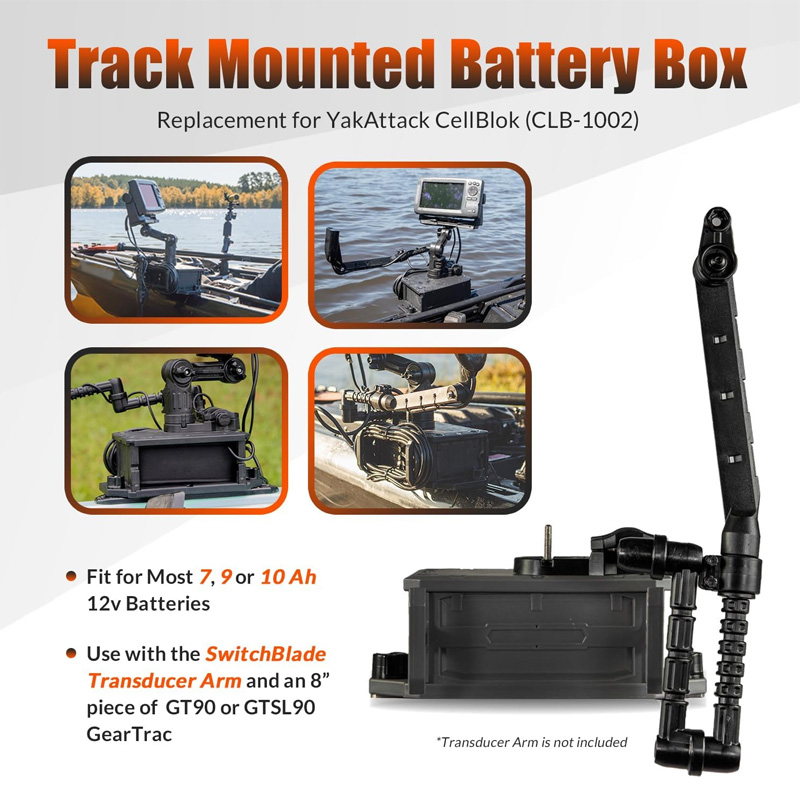 Track Mounted Battery Box for  - Fish Finder Transducer incelemesi ve fiyatı