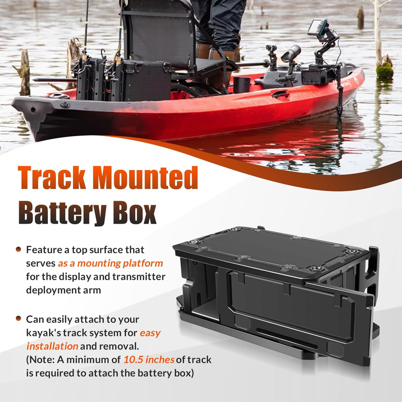 Track Mounted Battery Box for  - Fish Finder Transducer incelemesi ve fiyatı