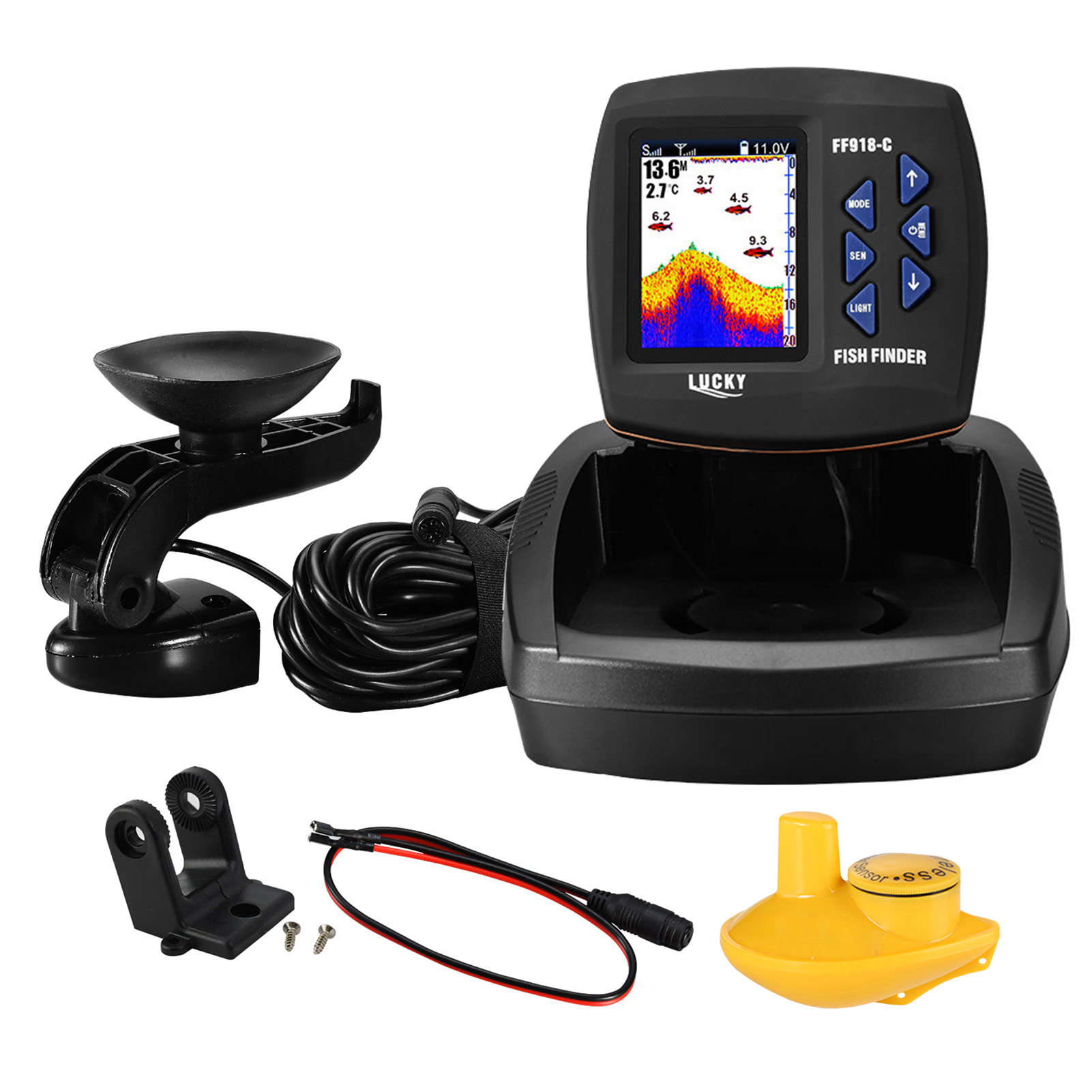 Portable Fish Finder Wireless  - Fish Finder Transducer incelemesi ve fiyatı