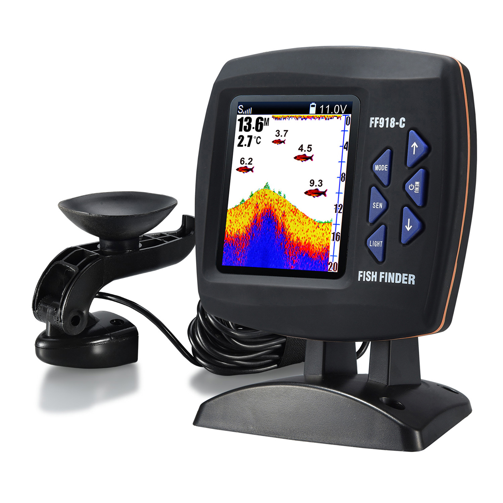 Portable Fish Finder Wireless  - Fish Finder Transducer incelemesi ve fiyatı