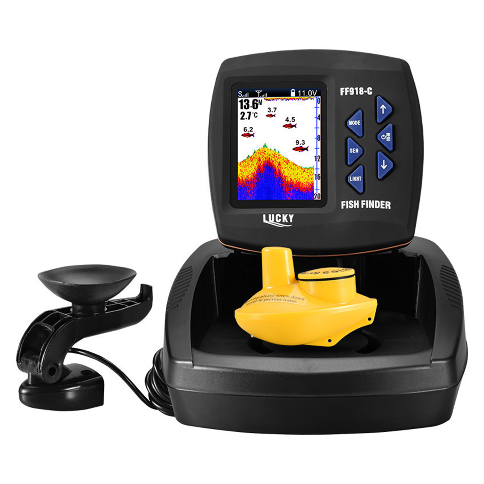 Portable Fish Finder Wireless  - Fish Finder Transducer incelemesi ve fiyatı