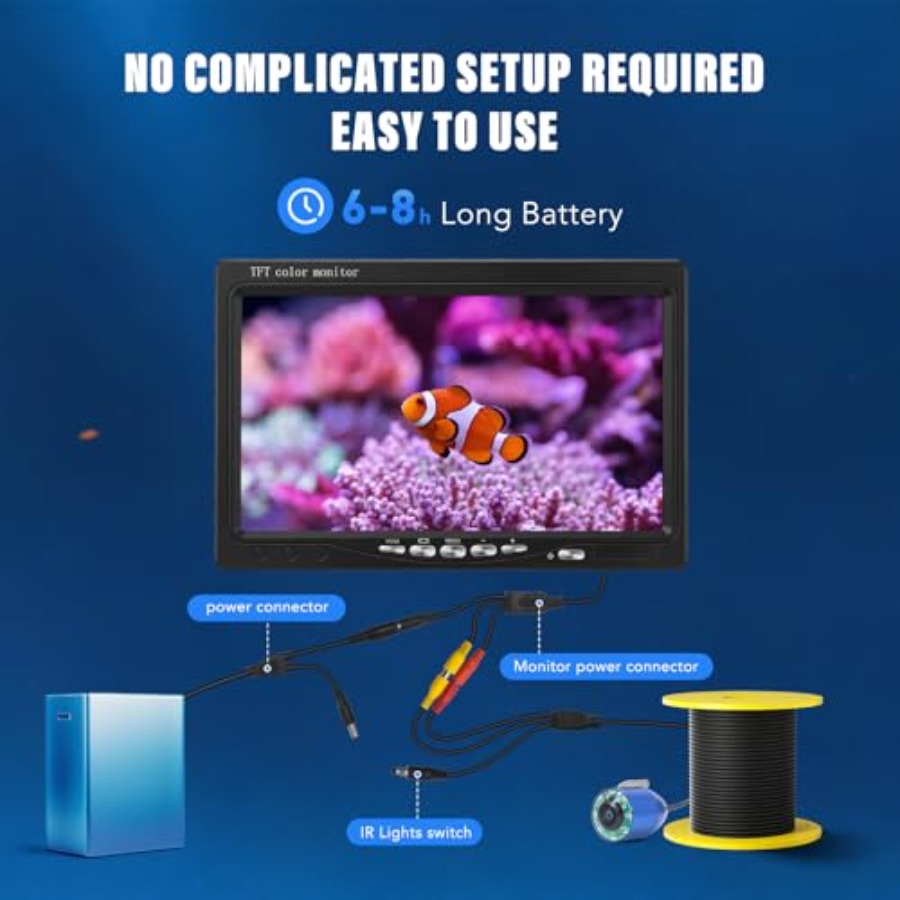 Portable fish finder for lake, - Fishing Camera incelemesi ve fiyatı