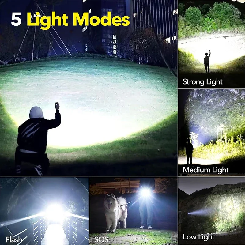 High Power LED Flashlight Rech - Fishing Light incelemesi ve fiyatı