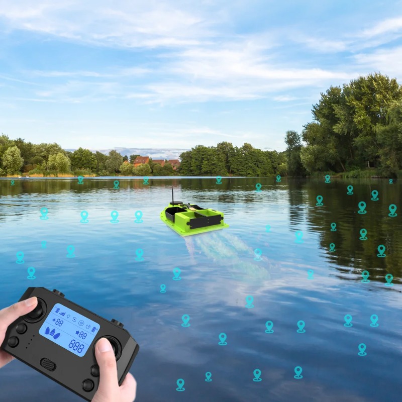 D19 GPS RC Bait Boat 600M 4 Ho - Fishing Gps incelemesi ve fiyatı