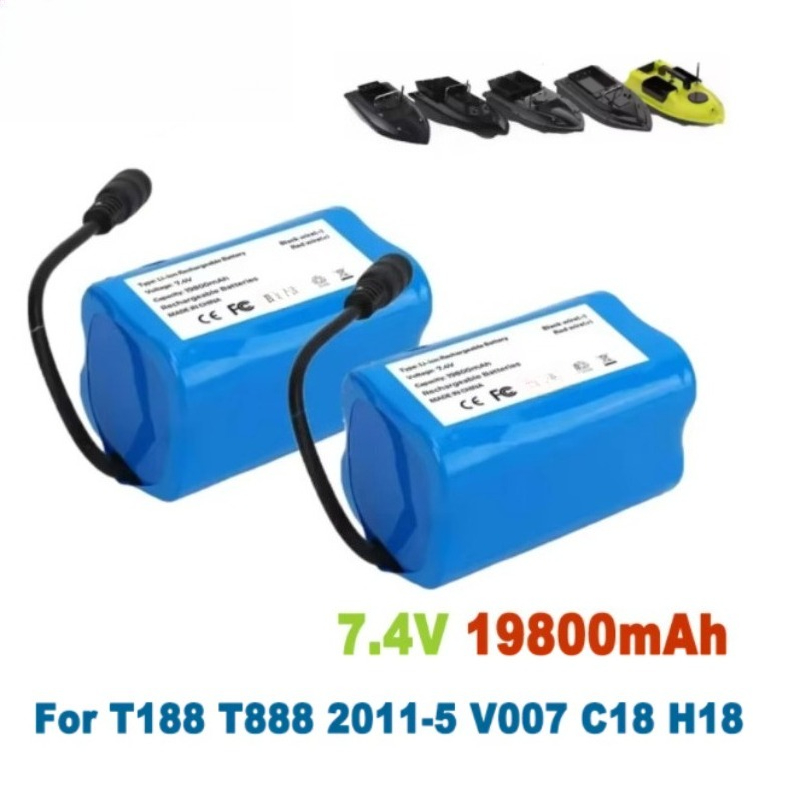 7.4V 19800mAh Battery with USB - Fish Finder Charger incelemesi ve fiyatı