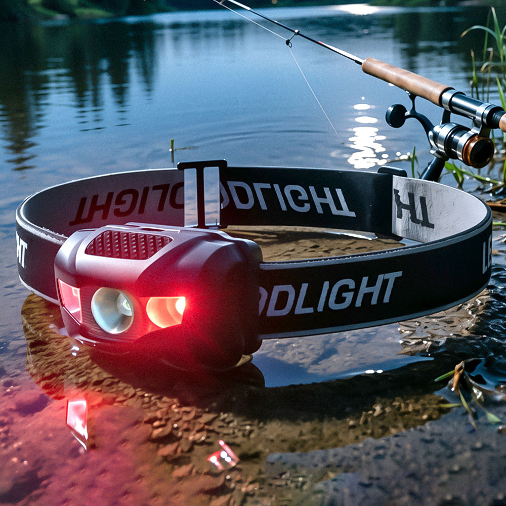 Newest Fishing headlight 4 Mod - Fish Finder Battery incelemesi ve fiyatı